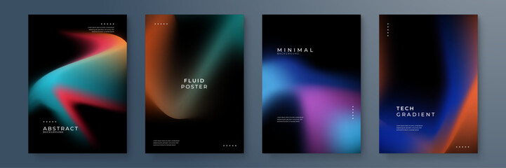 Elegant Abstract and Minimal Gradient Poster. Perfect for modern tech themes, minimalistic art, and creative backgrounds in digital projects