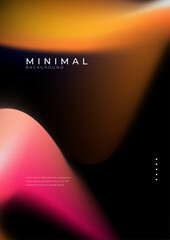 Vibrant Tech Gradient Abstract Background Design. Abstract design featuring vibrant gradients. Perfect for tech, creative, and modern themes, evoking a futuristic and dynamic feeling