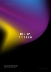 Colorful Abstract Background with Fluid Gradient Design. Vibrant abstract flowing gradients in various colors. Ideal for creative design projects, presentations, and digital art