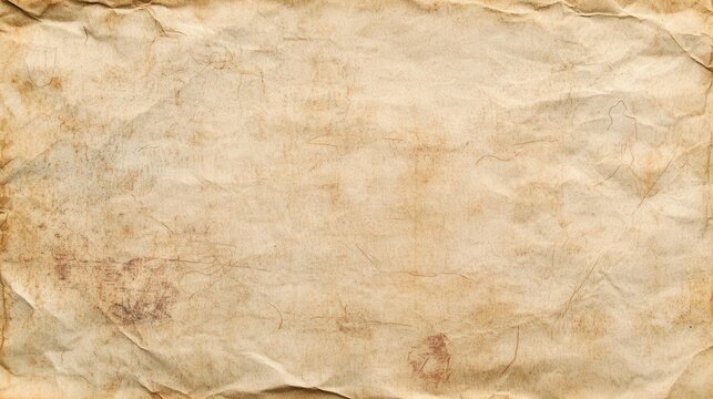 old vintage paper, richly textured, showcasing faded creases and stains, evoking nostalgia and history, perfect for backgrounds or artistic endeavors