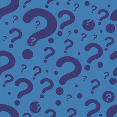 The concept of frequently asked questions. A flat vector illustration with question marks. The online support web page. vector illustration.