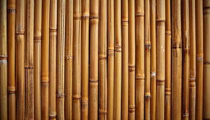 Naklejka premium Bamboo Texture with Vertical Lines 