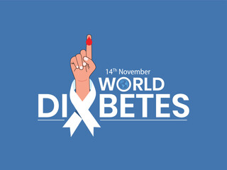 World Diabetes Day. November 14, vector logotype icon. abstract Vector illustration, World diabetic awareness day, World Diabetes Day, Diabetes Vector, Vector Illustration of World Diabetes Day, 
