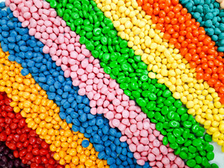 Various colors of masterbatch granules, color pigment carrier polymers in the plastics industry