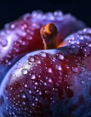 Close-up de una ciruela