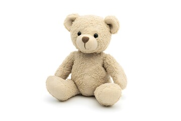 Obraz premium Cuddly Companion: Organic Cotton Teddy Bear in Soft Fabric Design