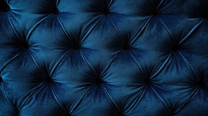 Fototapeta premium Deep Navy Blue Velvet Texture Detail
