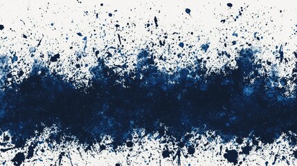 Obraz premium Artistic Navy Blue Ink Splatter Effect Background