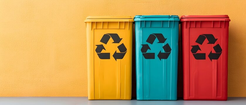 Colorful and Mural Featuring a Vibrant Graphic Design on a City Wall Promoting Recycling and Environmental Sustainability Awareness