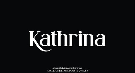 Lettering Minimalist Fashion. Elegant alphabet letters serif font and number. Typography fonts regular uppercase, lowercase.
