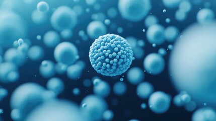 Close-Up View of Lipid Nanoparticles in Detail