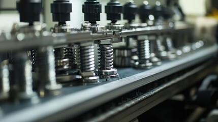 Fototapeta premium Precision Automotive Machinery in Assembly Line Production