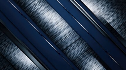 Obraz premium Abstract Navy and Silver Metallic Background Design