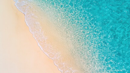 Tranquil Beach with Clear Blue Water