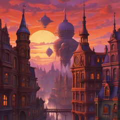 alien city .generative AI