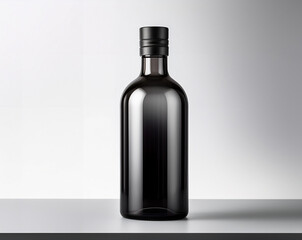 Whine Bottle for Mockup isolated on white background