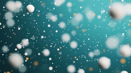 Serene Soft Particles Floating in a Calm Background