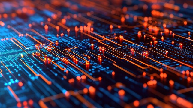 Exploring the intricate networks of modern technology a visual journey through data and connectivity