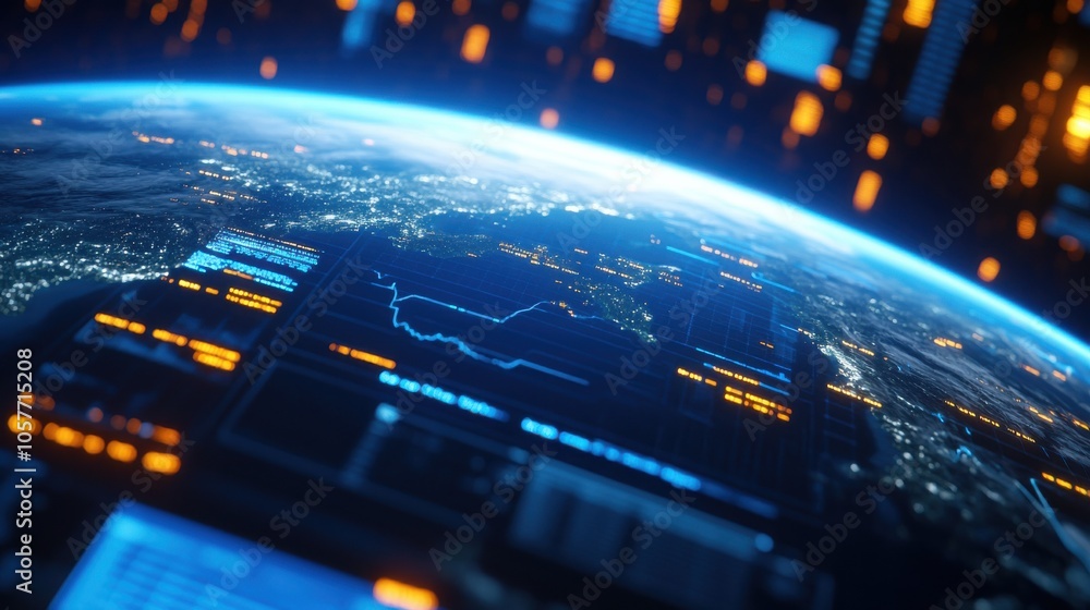 Aufkleber virtual earth visualizations in real-time data
