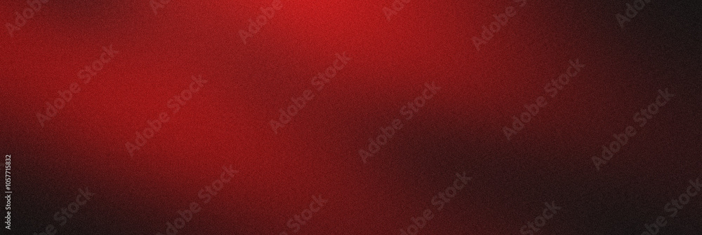 Aufkleber red gradient background with noise texture. dark red noisy banner