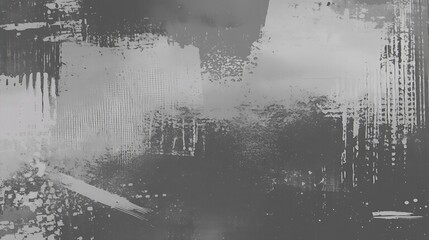Fototapeta premium Abstract black and white cityscape background with grunge texture.