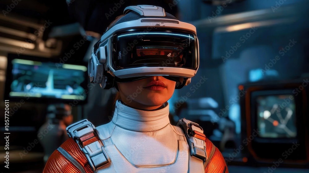 Poster exploring the future of virtual reality a dive into immersive technology and its transformative impa