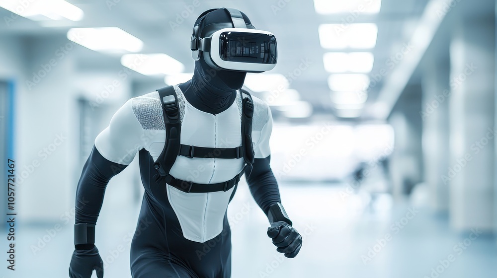 Poster exploring the future of virtual reality a journey into immersive technology and human interaction in