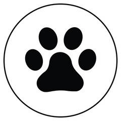 Fototapeta premium Animal Safe Vegan Vector Icon Design