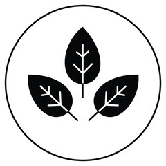 Obraz premium Eco Natural Organic Leaf Vector Symbol Icon Design