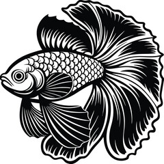 Fish icon vector set isolated on white background. food illustration sign collection.Skipjack shad alosa chrysochloris, fish from North America Fish group swim curve. Underwater school icon Fishing ba