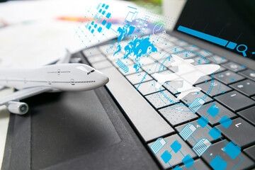 Search for air travel information.,Air ticket booking for travel