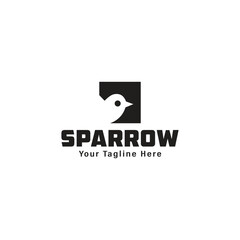 this is a sparrow birds and letter logo design for your company