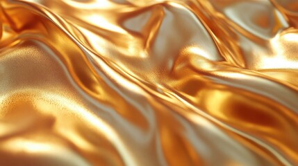 Obraz premium Elegant Gold Metallic Texture with Shiny and Reflective Surface Variations, Ideal for Use in Luxury Branding, Packaging, and Sophisticated Decorative Backgrounds that Highlight Refinement