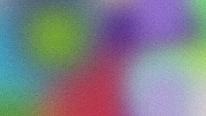 Artistic Gradient Poster with Smooth Fluid Shapes and Grainy Texture