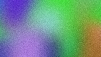 Artistic Gradient Poster with Smooth Fluid Shapes and Grainy Texture