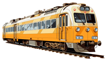 Obraz premium PNG Train locomotive vehicle railway transparent background