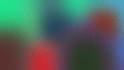 Artistic Gradient Poster with Smooth Fluid Shapes and Grainy Texture