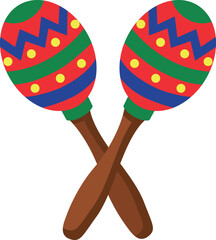 mexican maracas icon
