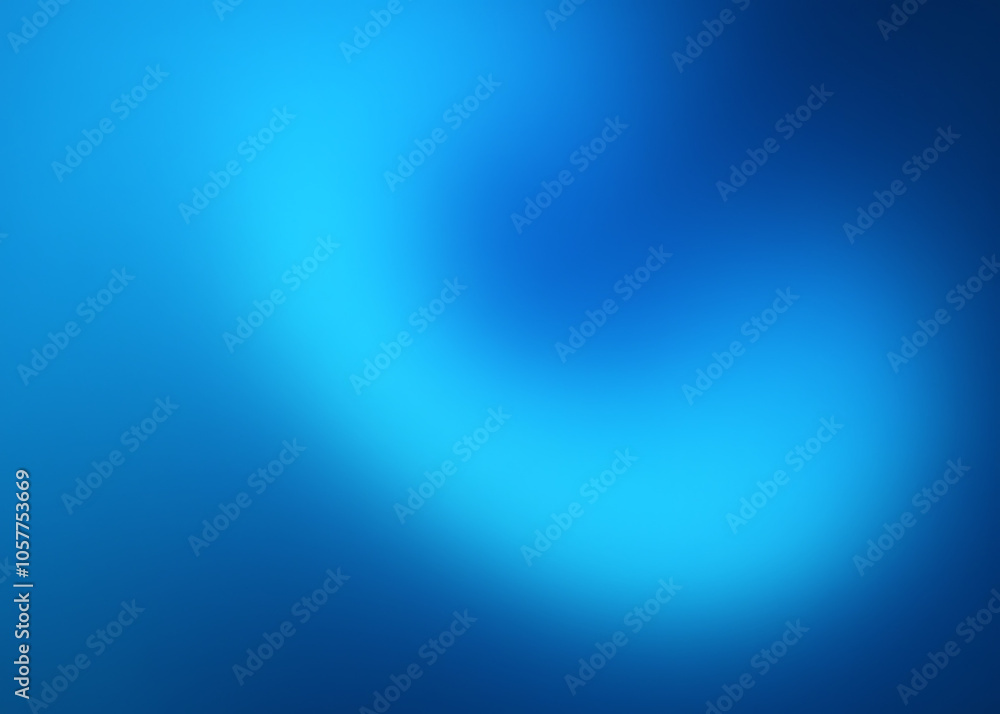 Poster Abstract motion with blue blurred background features a gradient of light creating a beautiful glowing effect.