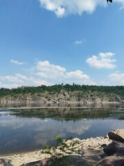 Obraz premium Rocks river