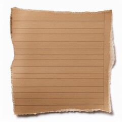Fototapeta premium torn lined paper banner isolated