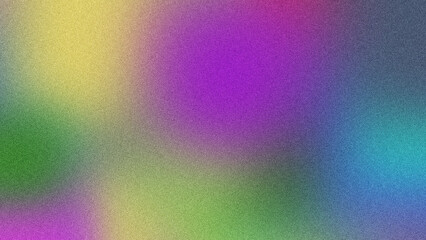 Artistic Gradient Poster with Smooth Fluid Shapes and Grainy Texture