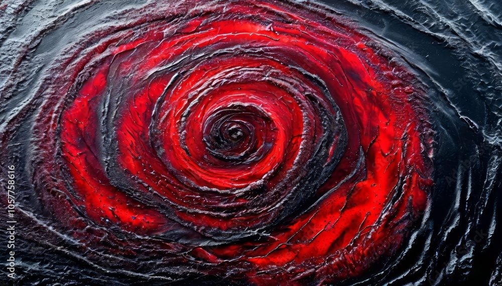 Poster abstract 4k 3d cgi colorful glow black hole with nebula gas cloud in space. loop space flight toward