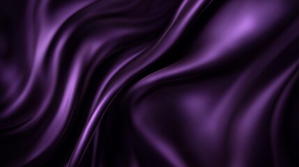 Abstract Purple Draped Fabric A Textured Digital Render