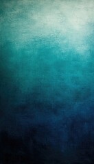 Fototapeta premium Cool blue to green gradient background with fine grain texture, evoking a serene and calming atmosphere