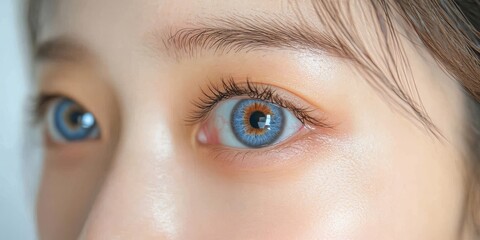 Fototapeta premium Understanding the impact of diabetes on women's eye health.