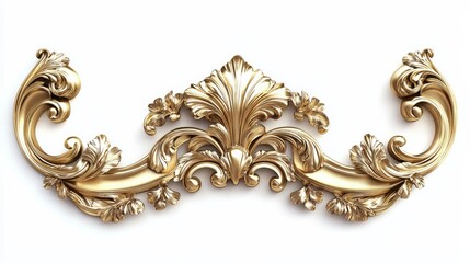 Timeless vintage wooden frame with a luxurious gold finish.