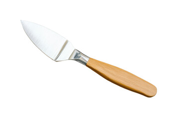Fototapeta premium Stainless Steel Cake Server with Wooden Handle