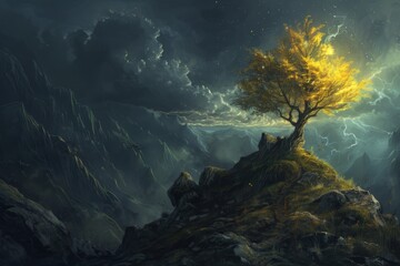 concept art illustrating the faith concept of Parable of the Mustard Seed