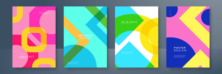 Fototapeta premium Abstract and Minimalist Poster Designs